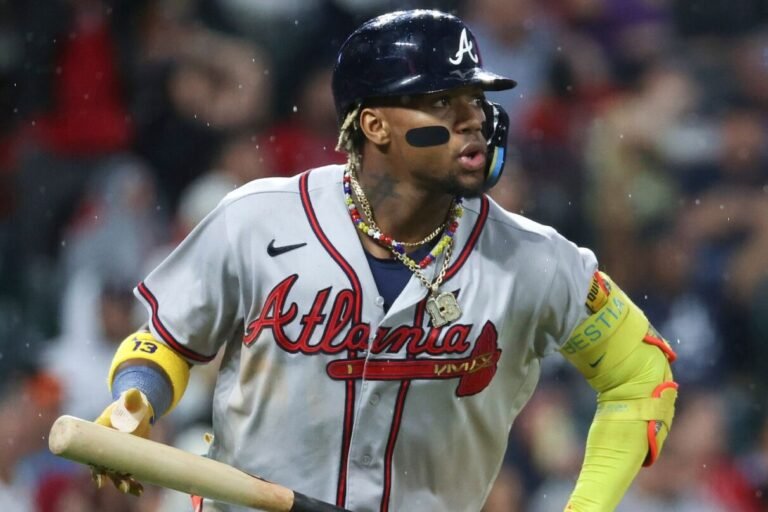 Ronald Acuña Jr. Knocked To Ground by Fans Who Stormed Field During Game