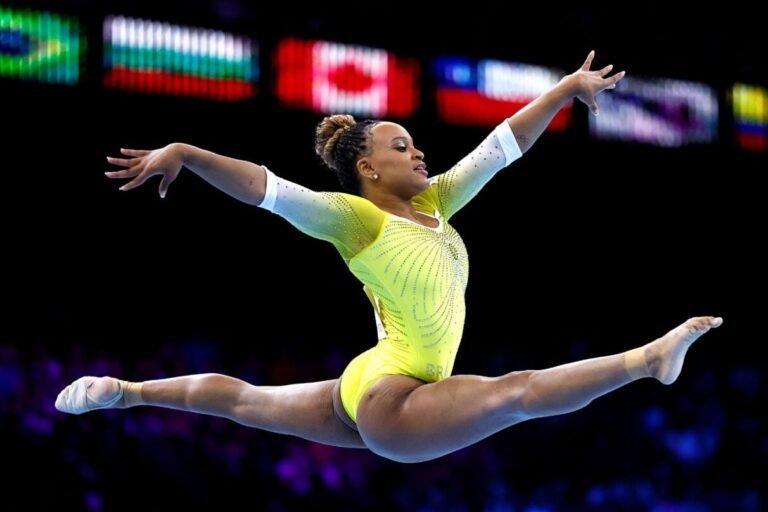 Meet Rebeca Andrade, the Brazilian Gymnast Giving Simone Biles Competition