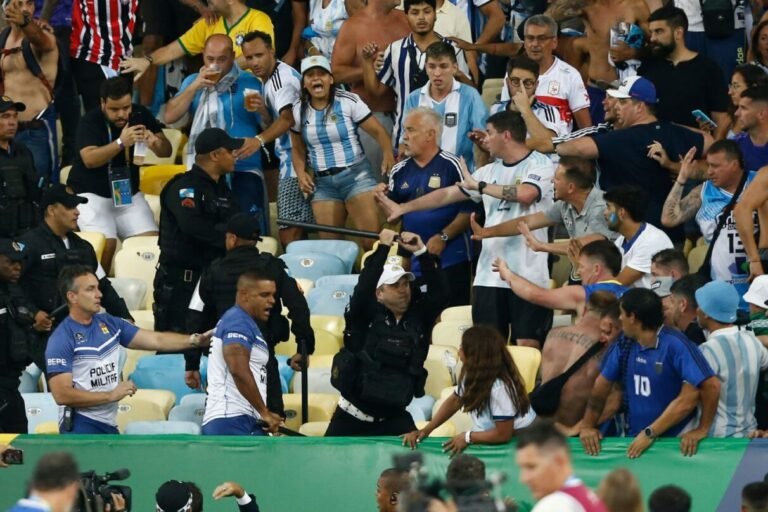 Brazil-Argentina Fútbol Match Turns Violent as Police Clash with Fans — Here’s What Happened