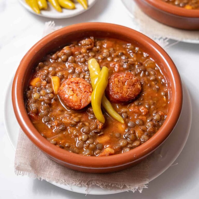 Lentejas con Chorizo Recipe (Simple Spanish Lentil Soup)