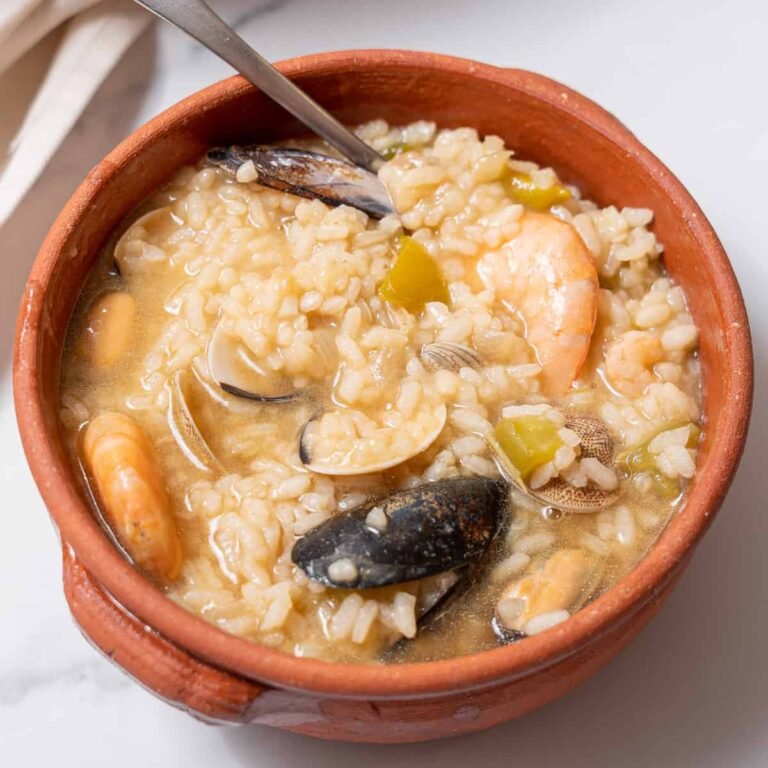 Seafood Rice (Arroz Caldoso) – Spanish Sabores